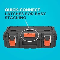 Vista 5 de beyond by BLACK+DECKER BLACK+DECKER BDST60500APB Sistema de almacenamiento apilable - Juego de 3 piezas