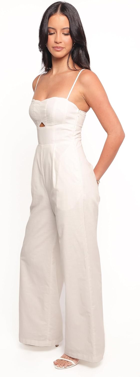Petal & Pup Women's Metra Scalloped Jumpsuit