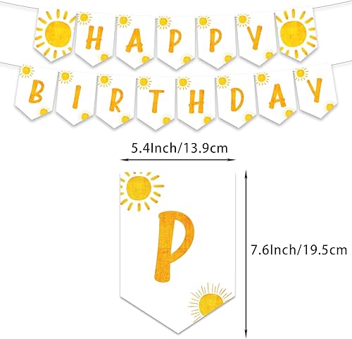 Miniatura 4 de Paquete de suministros de fiesta de cumpleaños boho para el primer viaje inspirado alrededor del sol, decoraciones que contienen pancartas para