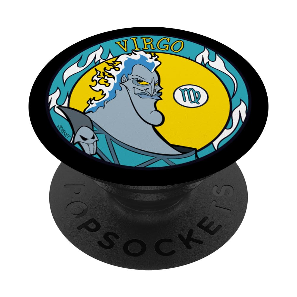 Disney Villains Hades Virgo Zodiac PopSockets Standard PopGrip