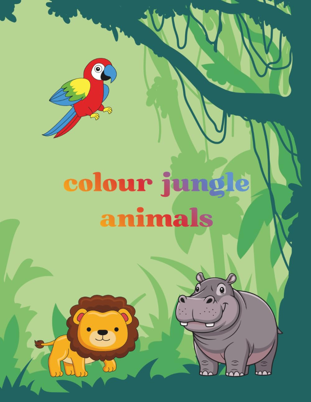 colour jungle animals