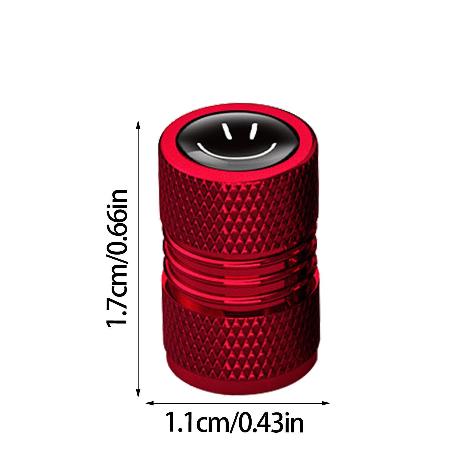 Tappi Per Valvole A Forma Di Sfera Sorridente – Set Da 2, Per Auto, Moto E Bici Con Valvola Schrader!