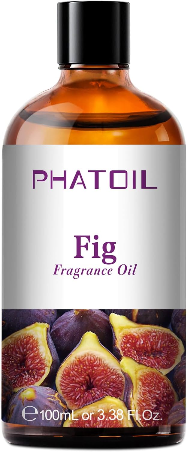 PHATOIL Fig Fragrance Oils for Aromatherapy, Essential Oils for Diffusers for Home, Perfect for Candle Making, Soap Making and DIY Scented Products - 100ml