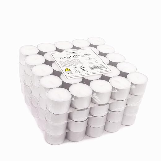 pajoma Tea lights without smell – 100 pieces