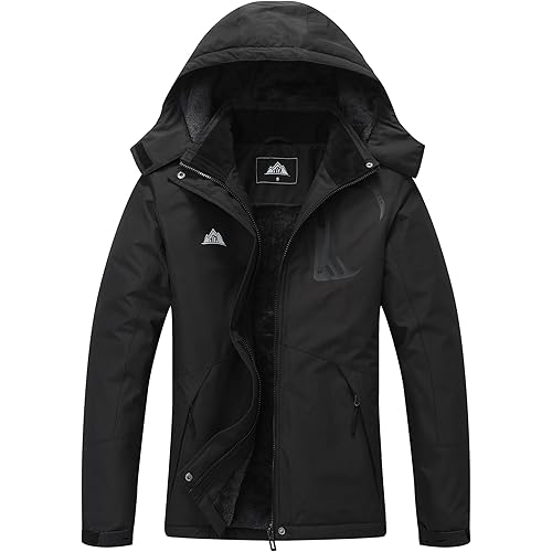 MOERDENG Women's Snow Ski Jacket Warm Winter Coat Waterproof Snowboarding Jacket Mountain Hiking Winter Jacket