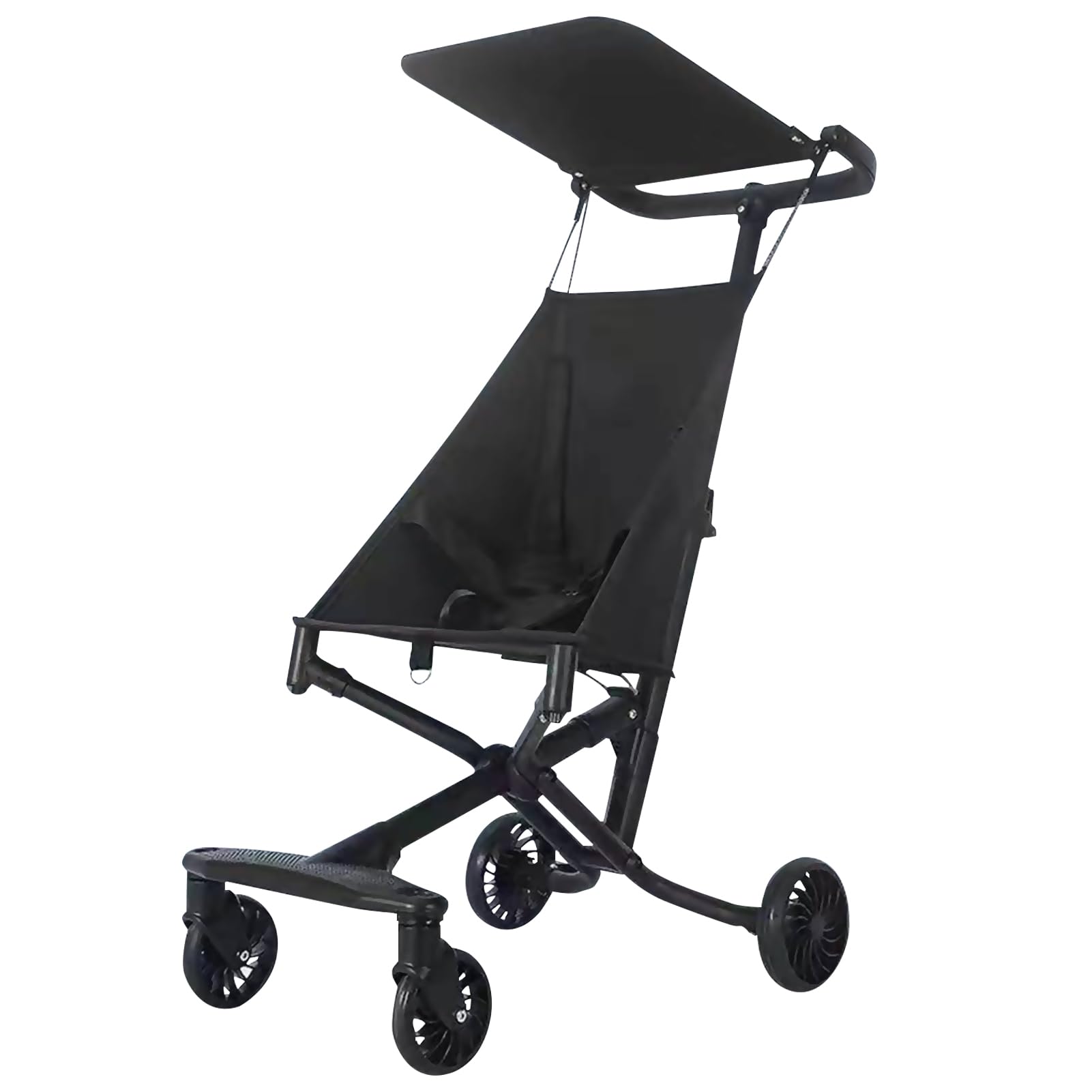 DAYONG Lightweight Travel Stroller - Ultra Compact Baby Stroller with Canopy, Easy One-Hand Fold - Perfect for 1-8 Years Old Babies & Toddlers, Airplane Luggage Rack & Car Trunk (Black)