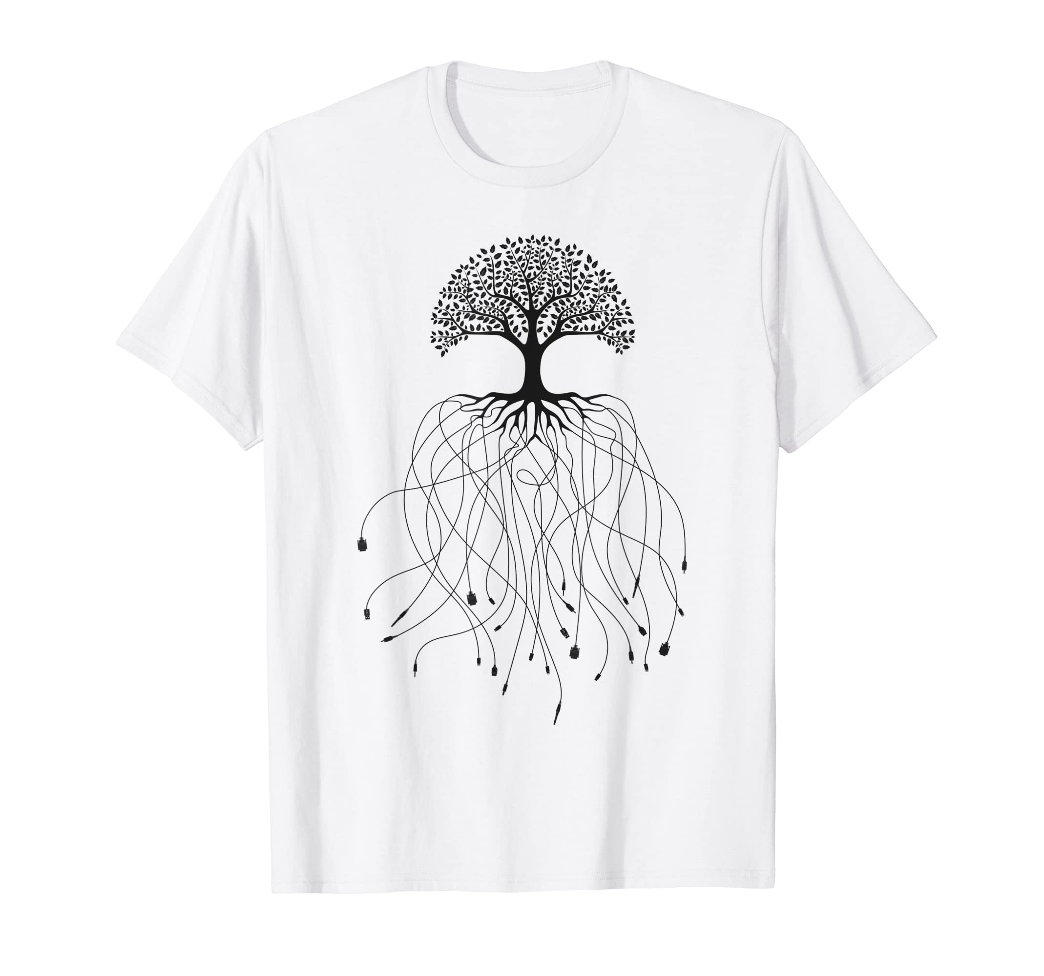 Synthesizer ShirtsSynth Audio Cable Tree Synthesizer T Shirt | Synthwave T-Shirt