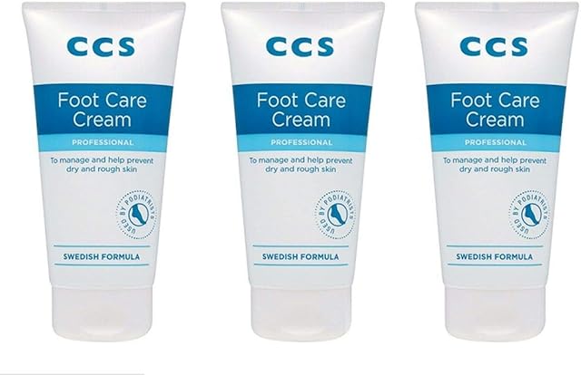 THREE PACKS of CCS Foot care Cream 175ml by CCS