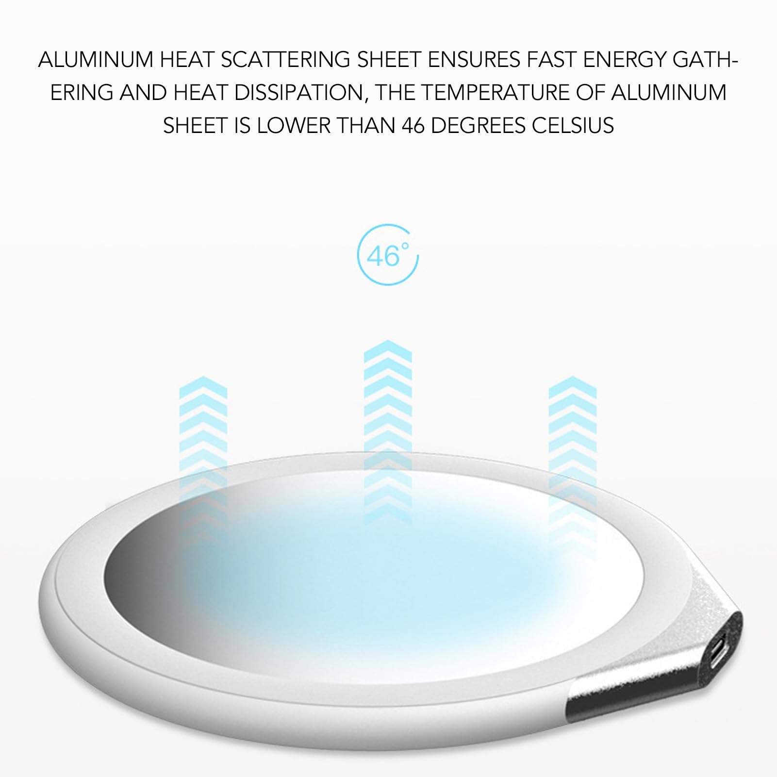 Calentador De Tazas Eléctrico con Carga Inalámbrica Incluye Taza De 350ml Diseño Impermeable Y Seguridad Avanzada para Teléfonos Compatibles con Función De Carga Sin Cables