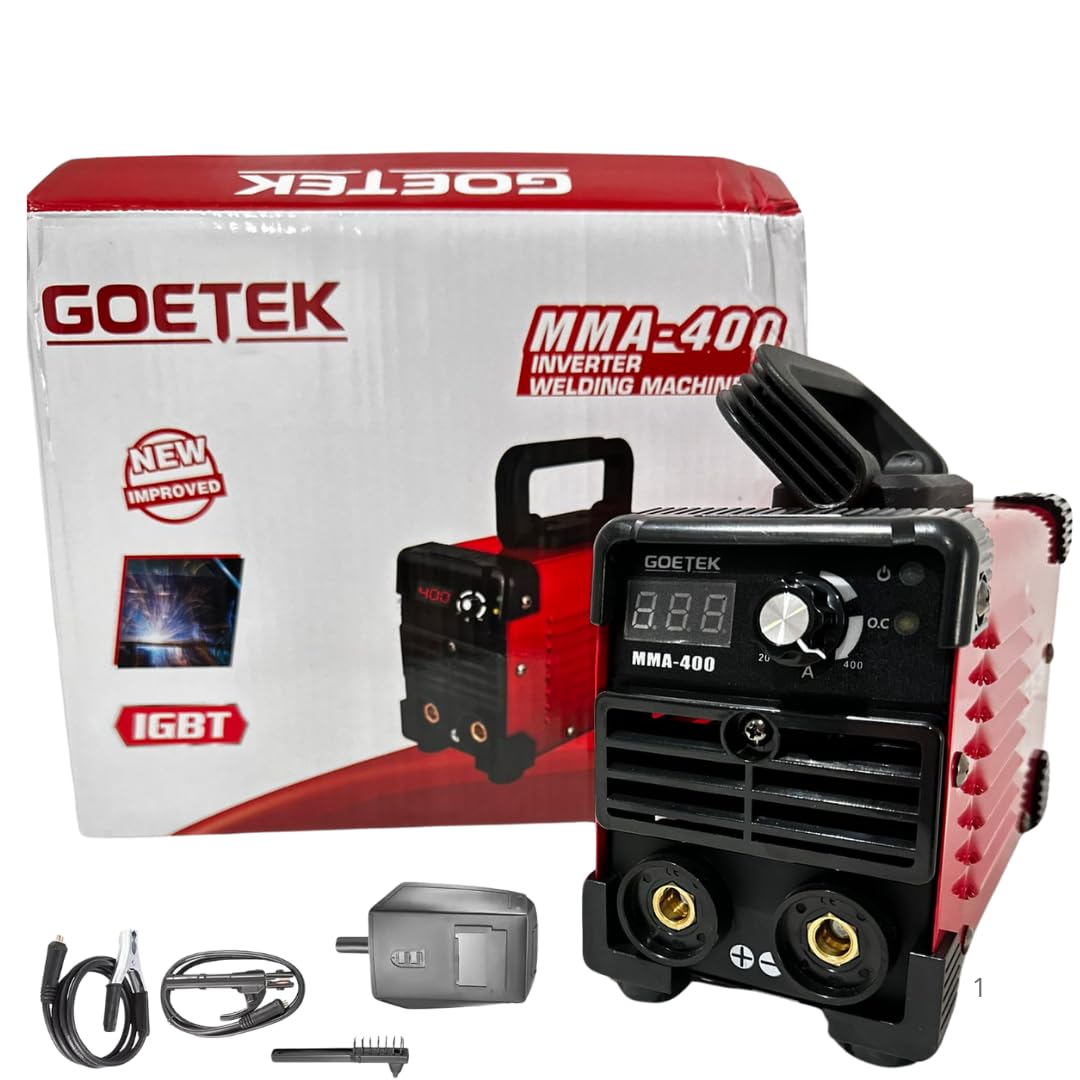 Saldatrice Inverter Mini MMA 400A Ultra Compatta | IGBT DC, VRD, Display LED, Saldatura a Elettrodo e Lift TIG, Portatile e Potente