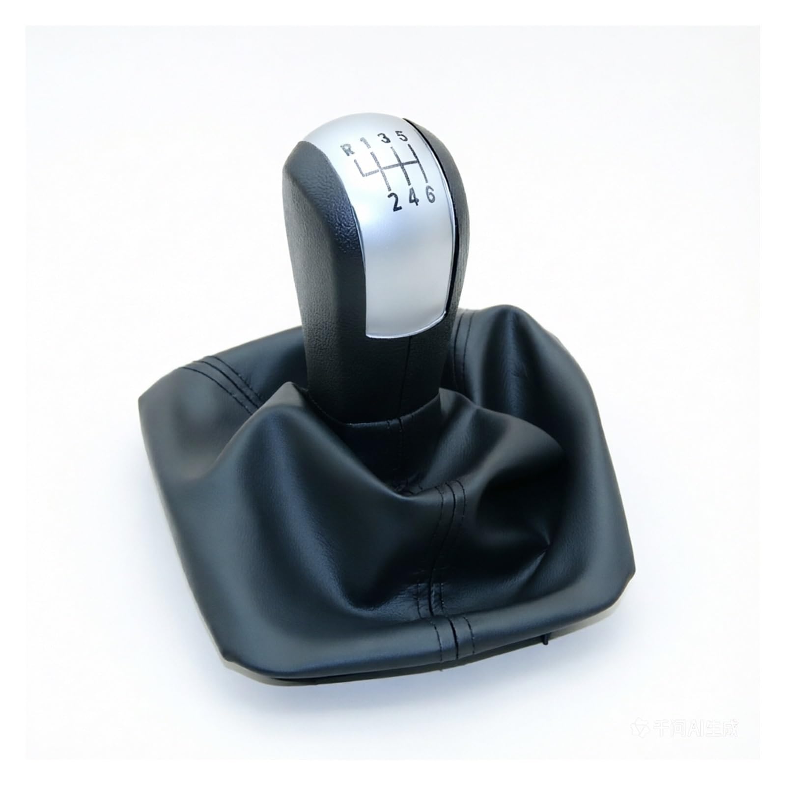 Qwqaab 6 Speed Manual Gear Knob For Skoda For Octavia 2 A5 A6 Sedan Combi 2004-2013 Manual Gear Shift Knob Pu Gaiter Boot 5/ 12Mm(6 Speed)