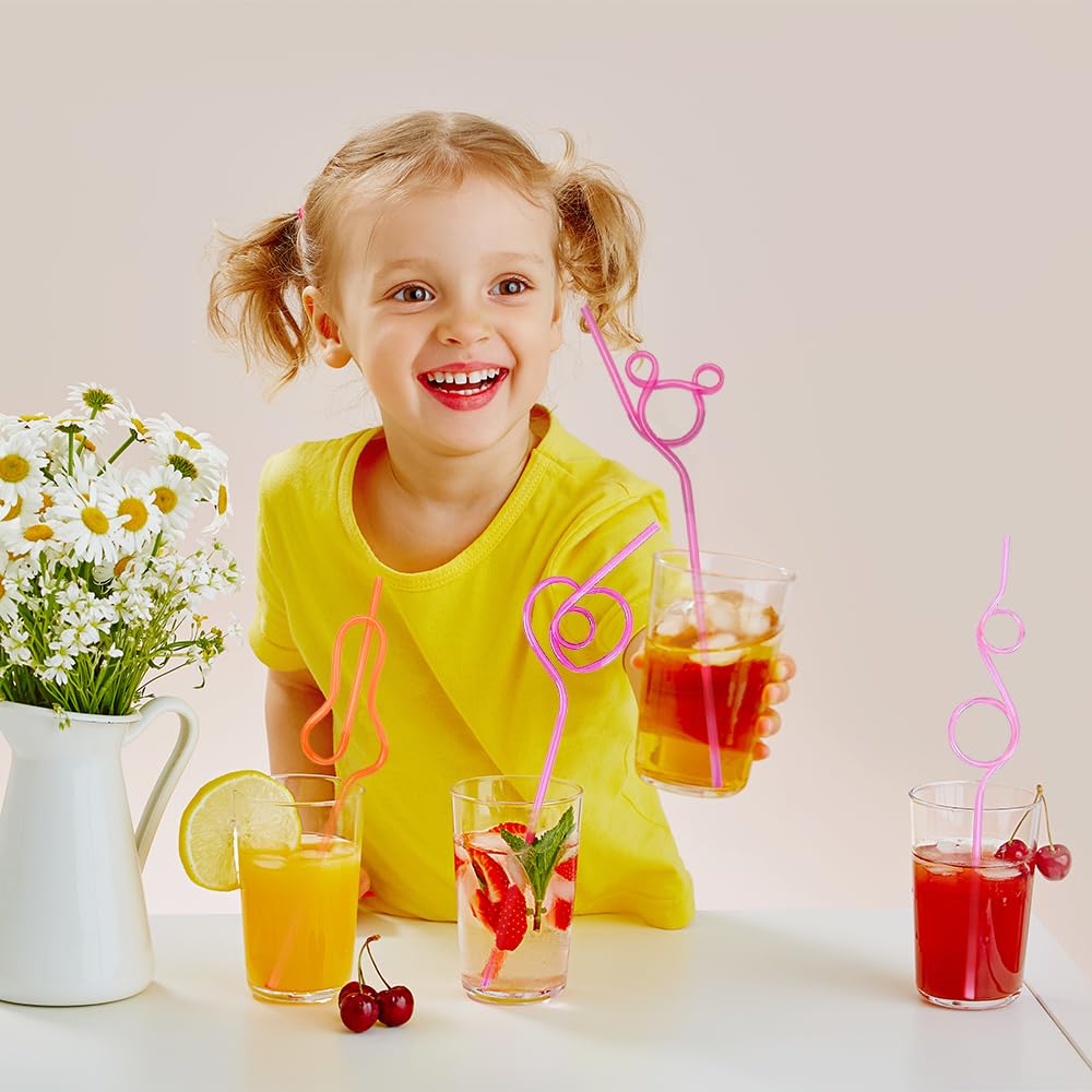 Paille Carton 10 Pailles Spiralées Colorées - Réutilisables Pour Fêtes Et Cocktails Pailles Fête