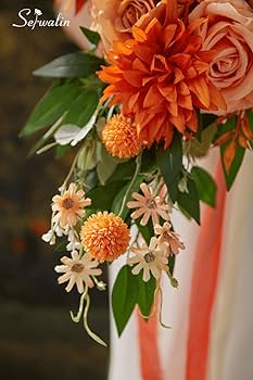 Amazon｜Serwalin 9.8インチ バーントオレンジ ウェディング