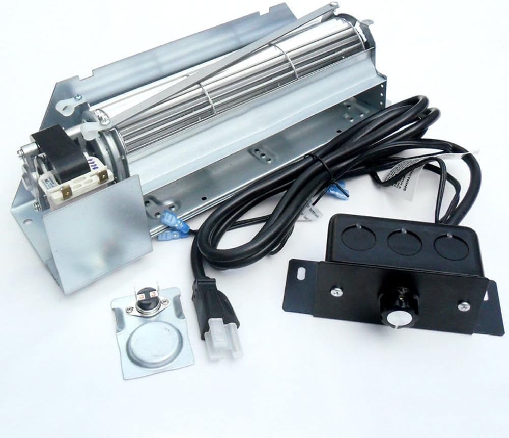 Replacement Gas Fireplace Blower Fan Kit FBK250 for Len nox Superior Rotom by Rocky