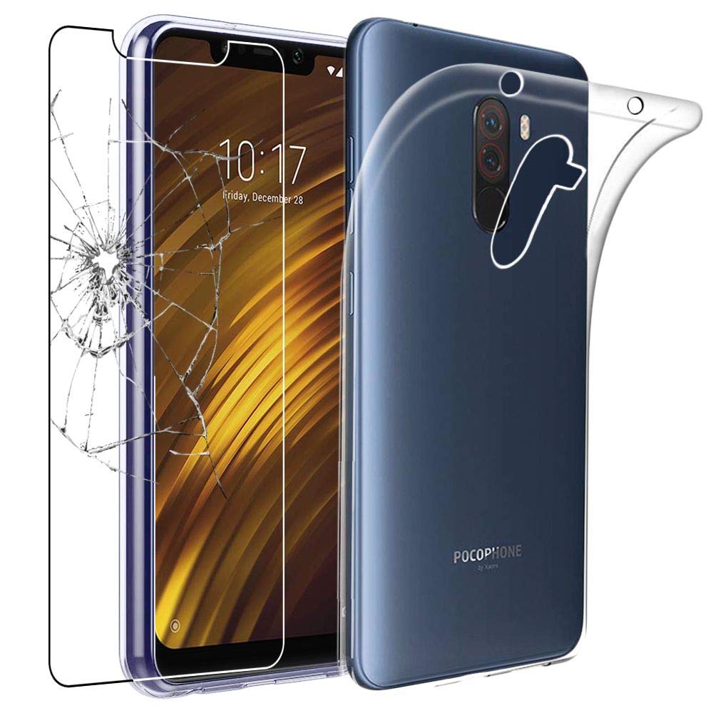 COVER per XIAOMI POCOPHONE F1 Custodia Trasparente Morbida