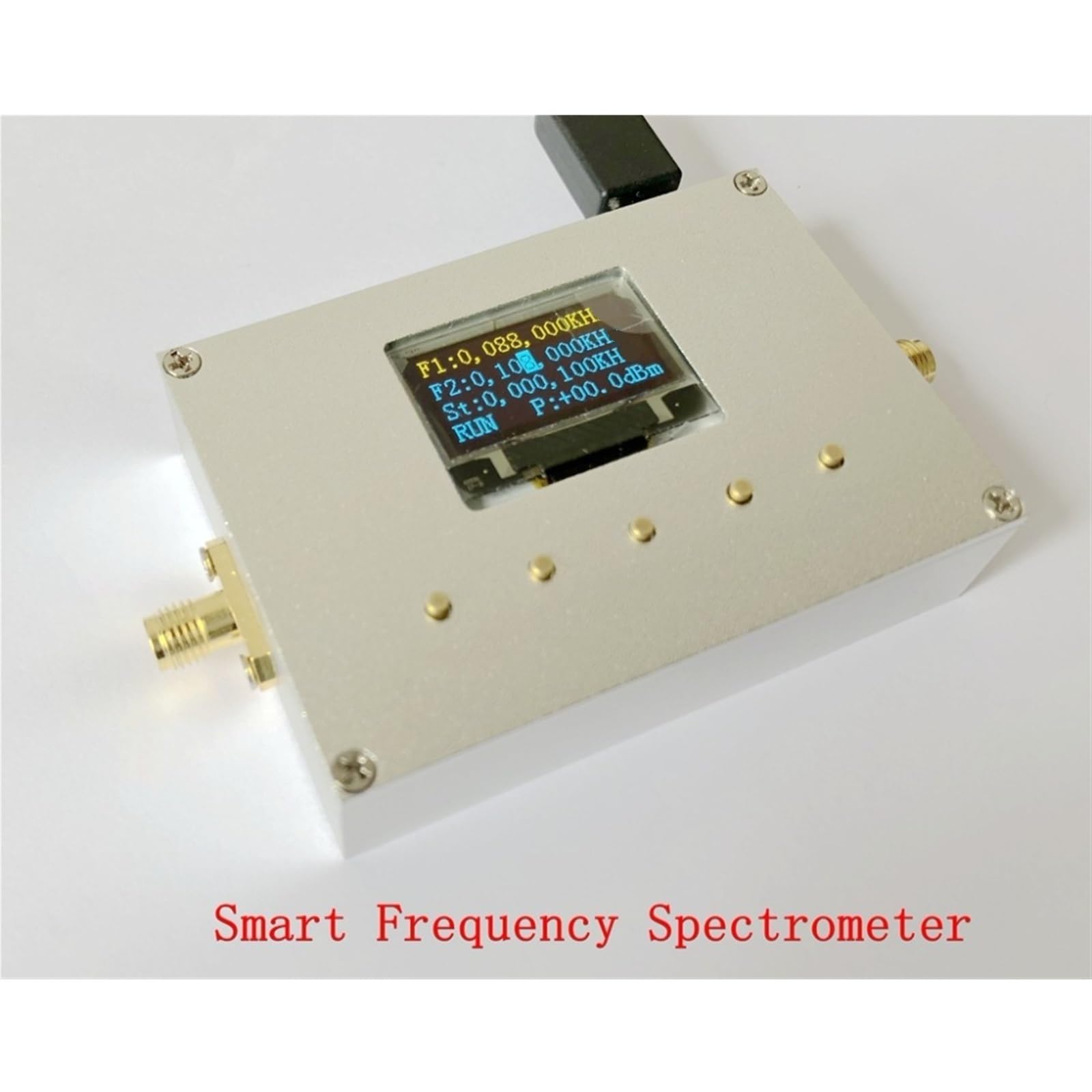 Analizador de espectro Audio USB, espectrómetro frecuencia inteligente, probador 10-6000M con fuente RF, medidor potencia Digital, Bluetooth, WIFI Preciso