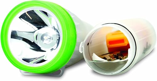 Miniatura 4 de Vida Gear linterna LED 4 en 1 multimodo 30 lúmenes, mango brillante y compartimento de almacenamiento, color azul.