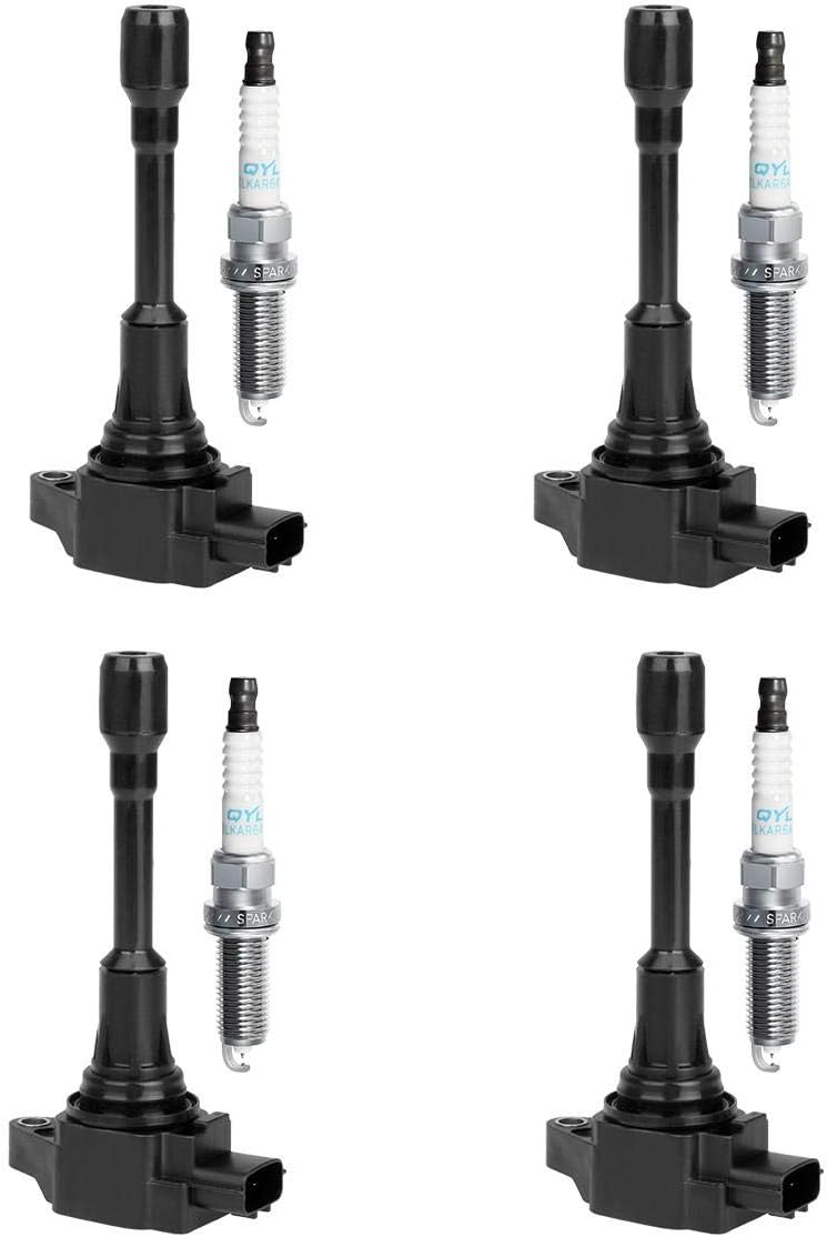 QYL Ignition Coil UF549 & Spark Plug 9029 Replacement for NV200 Cube