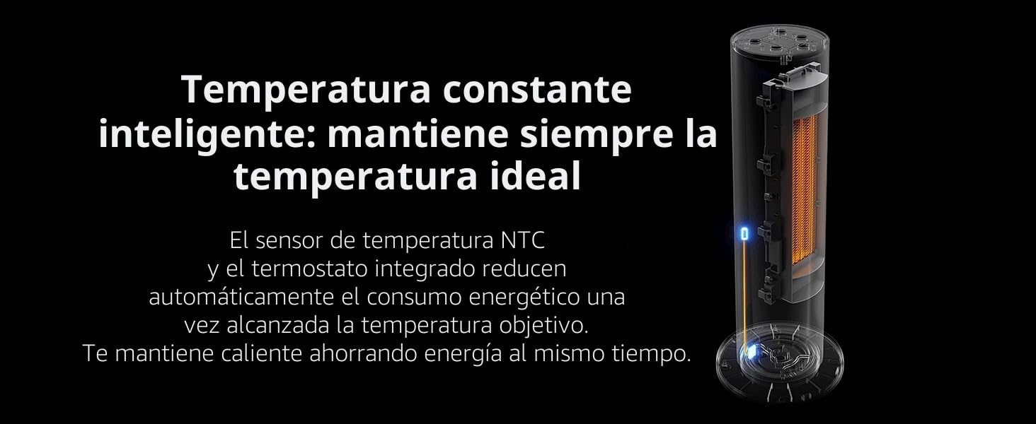 Xiaomi Mi Heater Tower Lite White EU BHR6101EU - 2000W de potencia, 4 modos de funcionamiento, 70° de ventilación, blanco (Versión ES + 3 años de garantía)