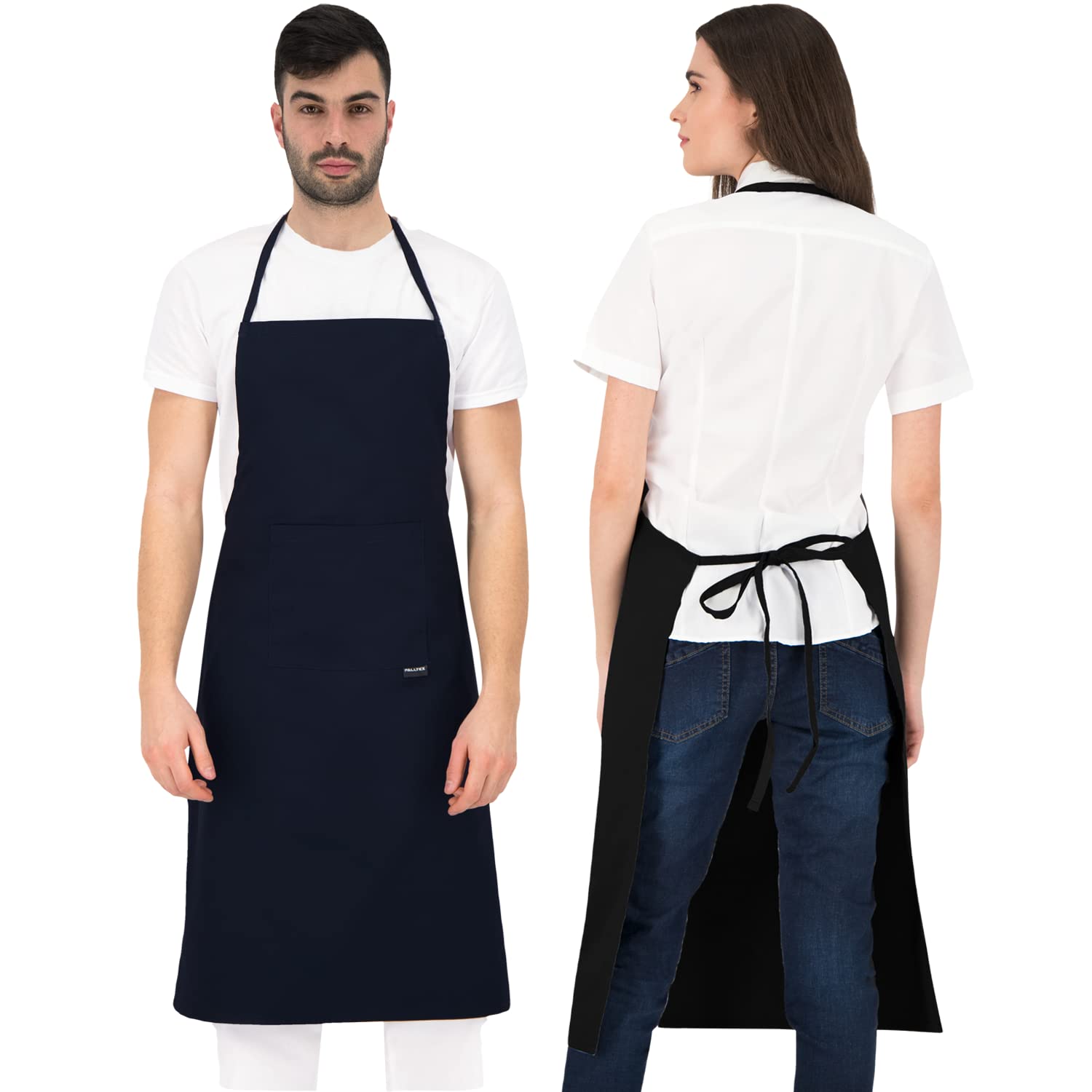 PALLTEX Borago Aprons for Men Aprons for Women Chef Apron for Cooking Crafts Painting Baking Kitchen Apron EN ISO 13688