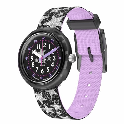 Flik Flak Unisex Watch Casual Purple Bio-sourced Quartz Purple Prism