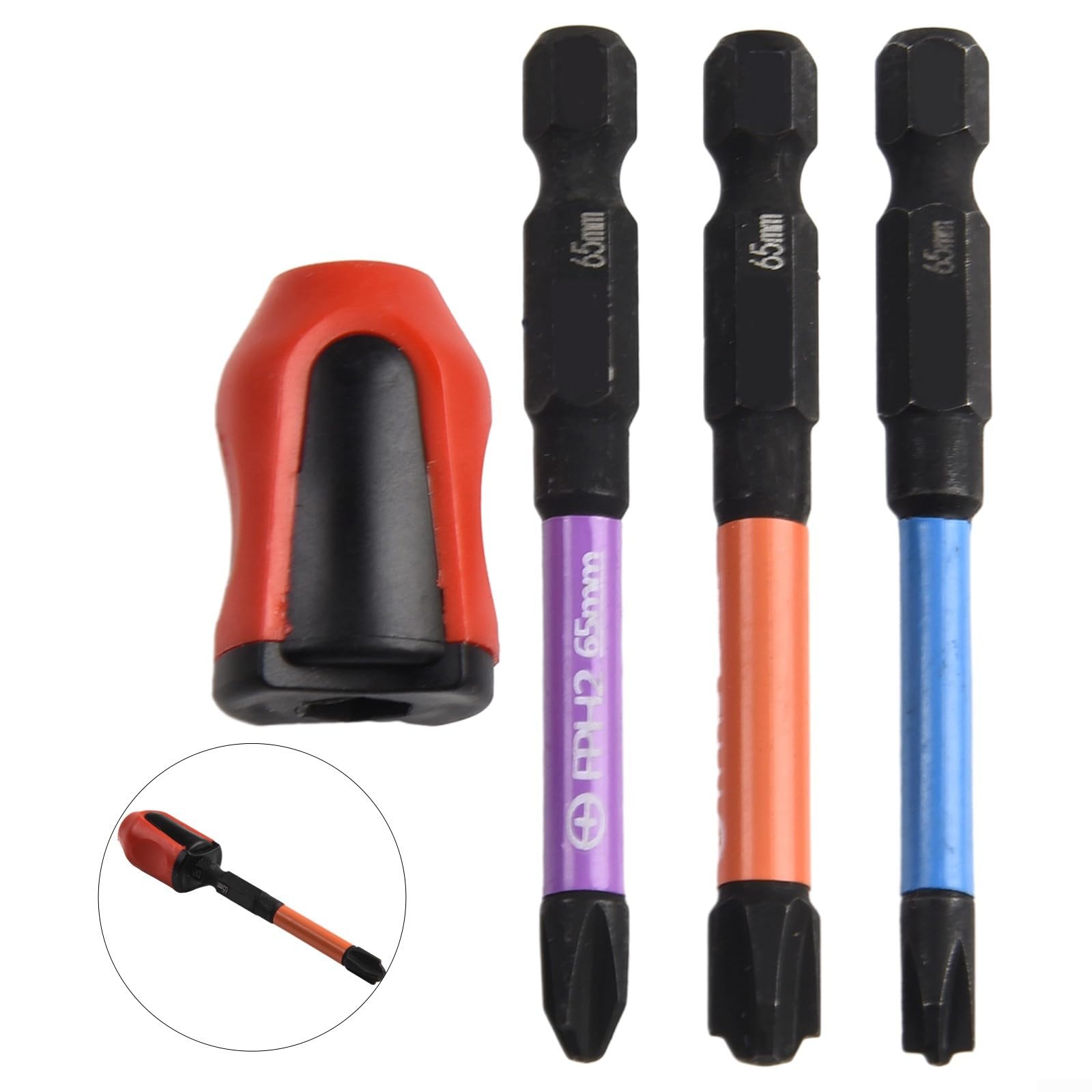 Lot De 12 Embouts De Tournevis Magnétiques PH2 - Longueurs 25 à 150 Mm - Alliage Acier, Antidérapant - Pour Visseuses, Perceuses - 4