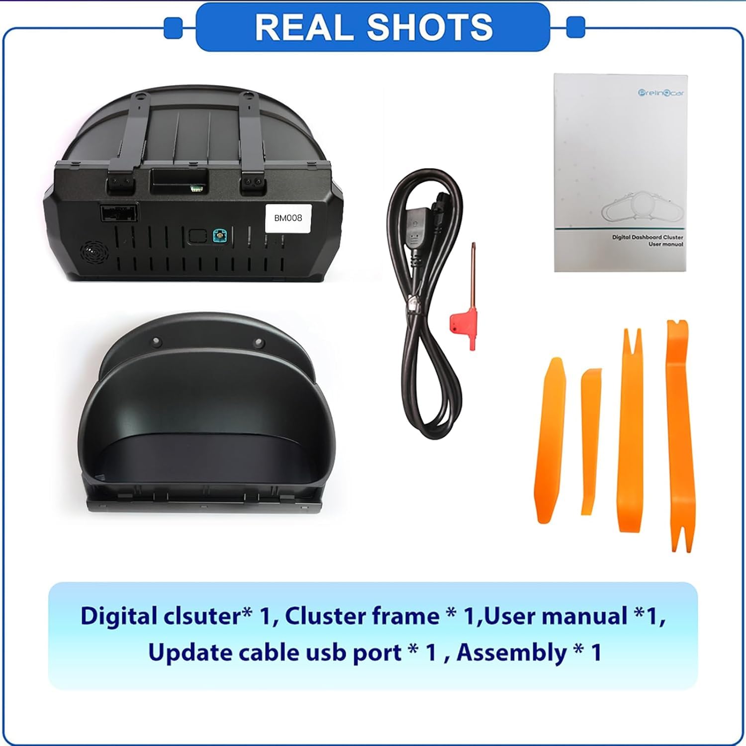 Quadro strumenti digitale, cruscotto aftermarket digitale, 12,3 pollici 1920 x 720 LCD per BMW 3er 4er F30 F31 GT-F34 F32 F33 F36 418D cruscotto, cruscotto virtuale – B
