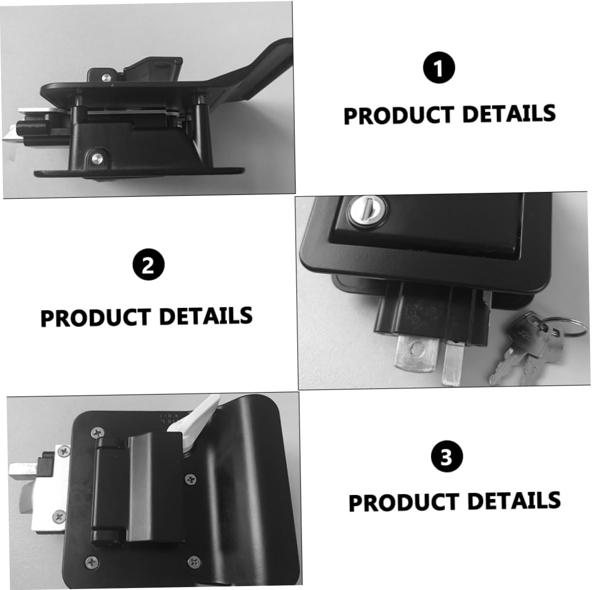 1 Set Rv Door Latch Lock Durable Rv Door Locks for Travel Trailers and Campers Secure Weather Resistant Design for Long Term Use