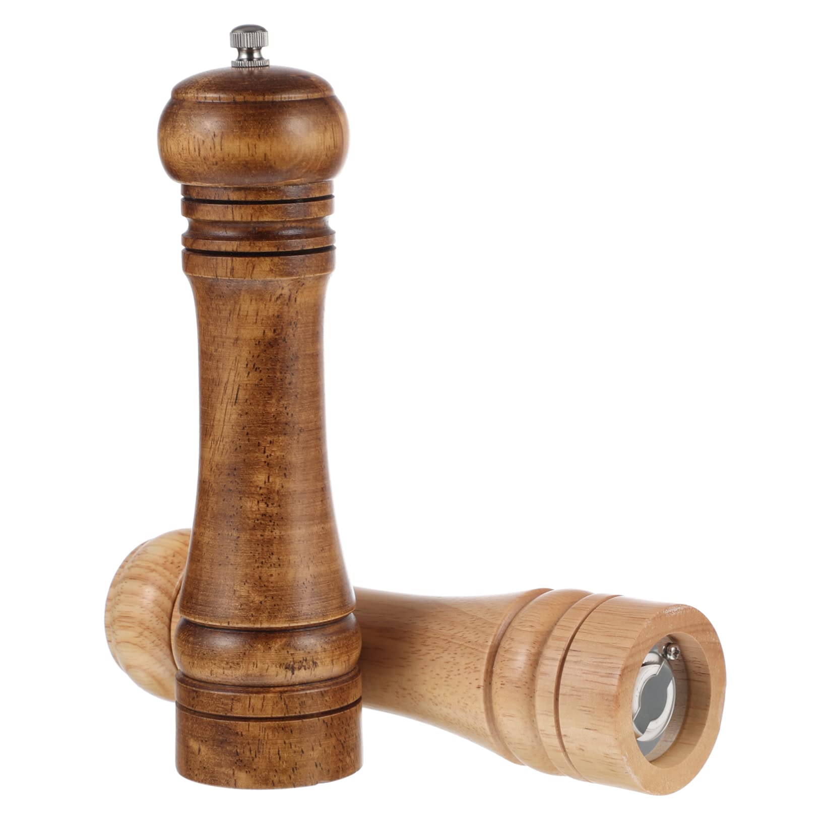 Pilon en bois pour poivre TOPBATHY ustensile traditionnel en bois noble pour moudre avec précision