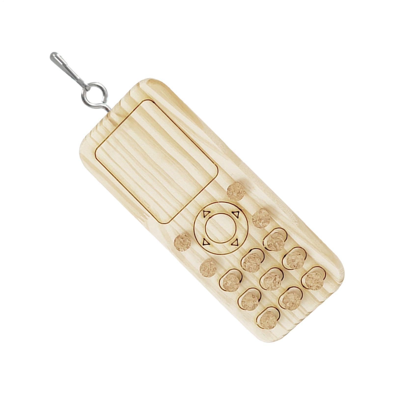 Parrot Chewing Cork Cage Toy Dangling Hook Entertaining Chew Stopper