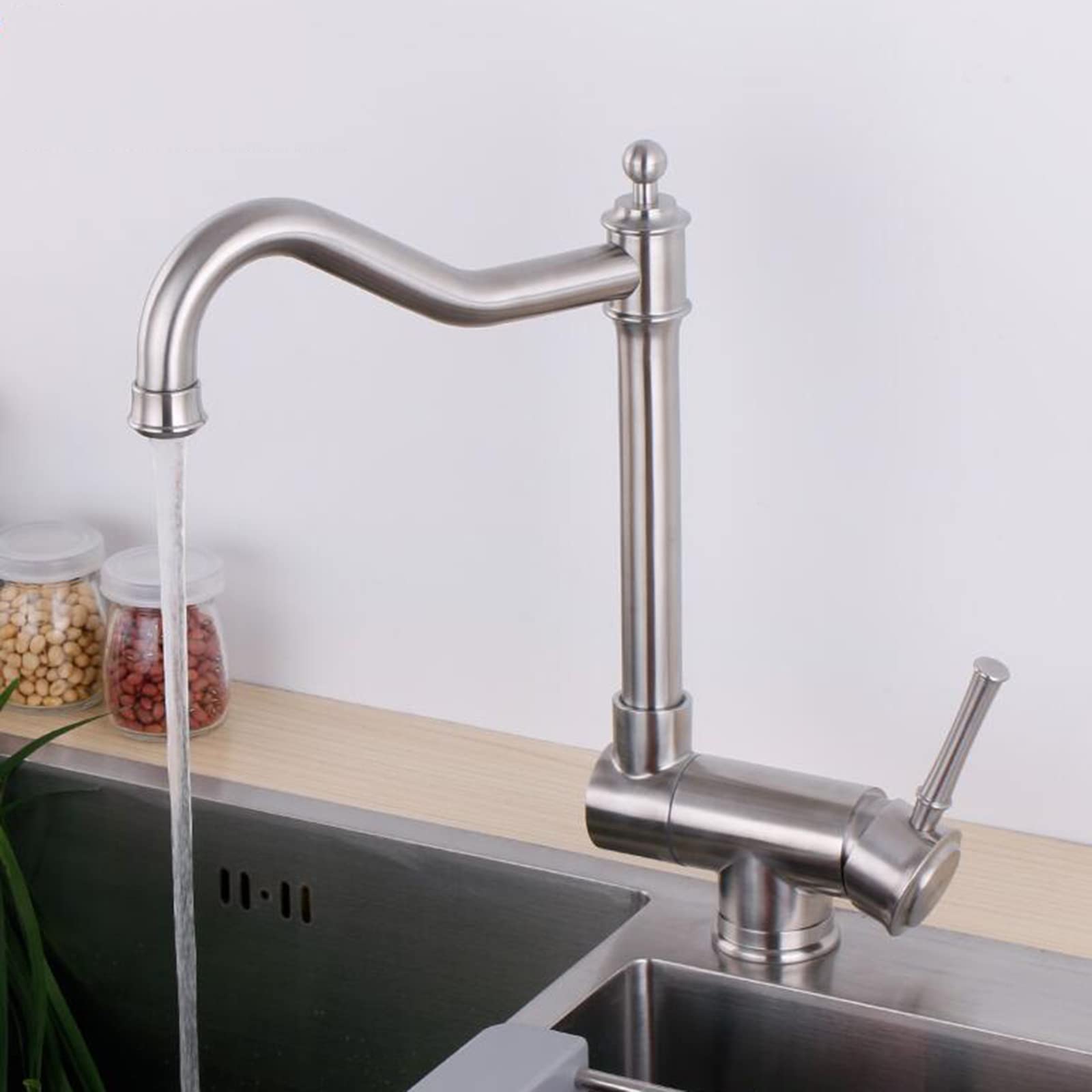 Mitigeur de cuisine pliable sous fenêtre : optimisez l'espace de lavage