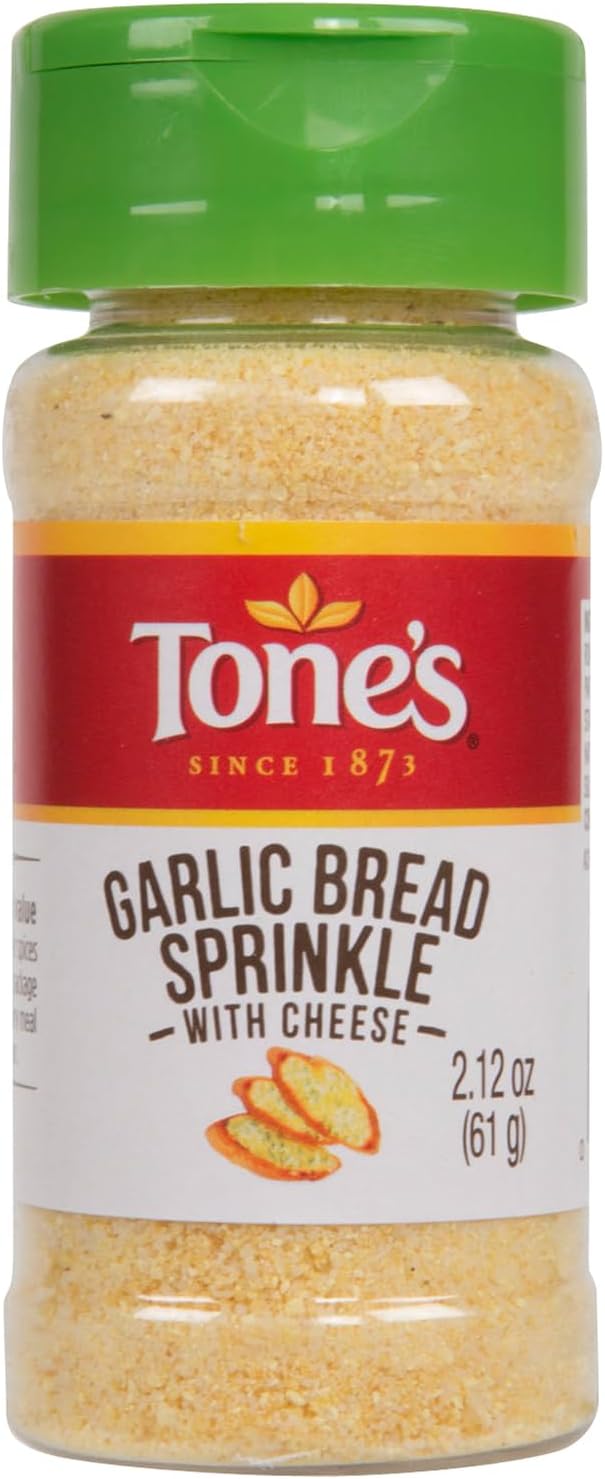 Tone's Garlic Bread Sprinkle with Cheese, 2.12 Ounce