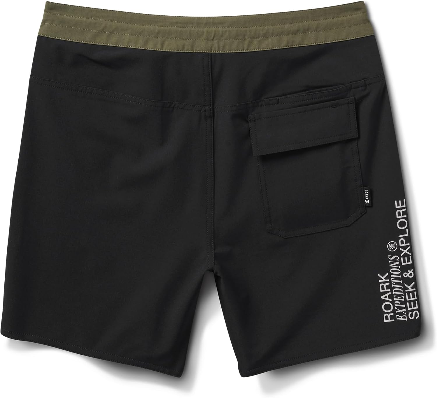 Roark Chiller Men's Swim Trunks – Quick-Dry Boardshorts with 4-Way Stretch, Hemp Blend Fabric, Pockets & Adjustable Waist - Image 4