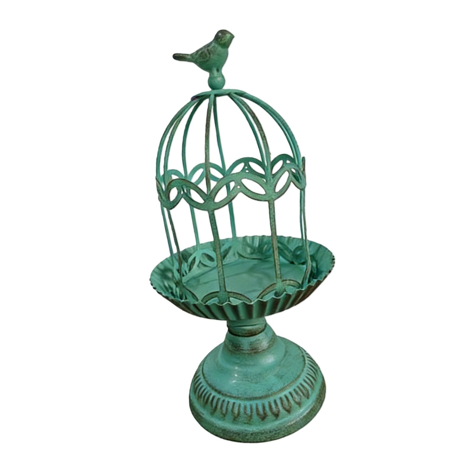 Metal Holder Iron Bird Cage Candlestick Ornament Candlelight Dinner Wedding Decoration Accessories Hanging Plant