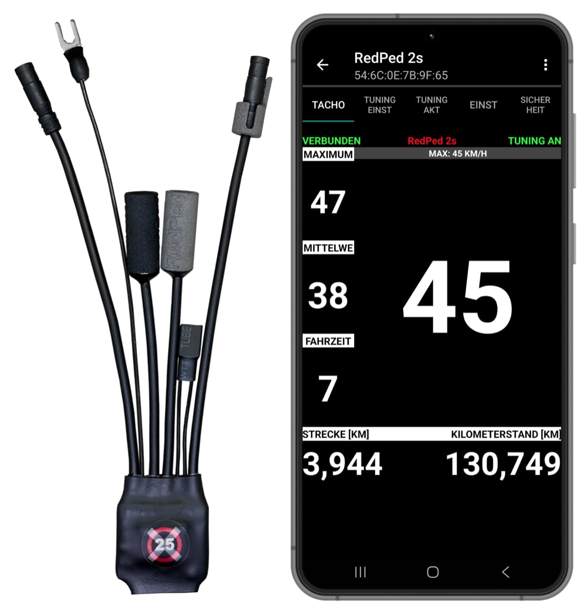 2s para Shimano E8000 E7000 con App