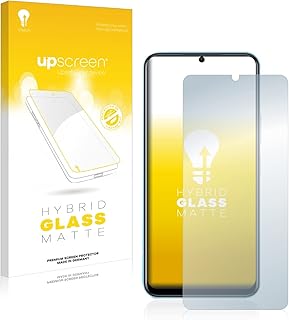 upscreen Matte Screen Protector Glass Film compatible with Vivo iQOO Z6 Lite - Anti-Glare, Anti-Fingerprint, 9H Glass Protection