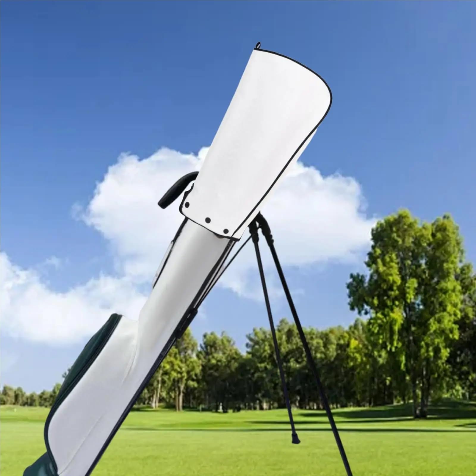 Abdeckung Golfbag Golf-Standbag, Regenschutz, Kapuze, faltbar, Club-Schutzhülle for Platz, Reisen, Driving Range