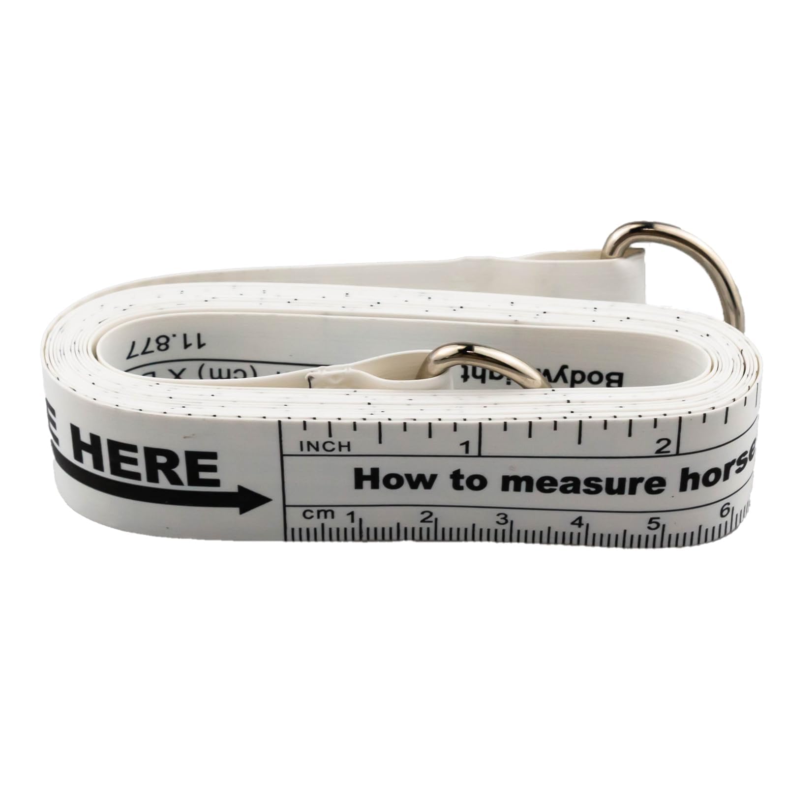 Horse Height and Weight Measurement Tape - Double Scale Horse Weight Tape for Accurate Waist Measurement - Ideal for Weight Loss Tracking - 8.2 Feet