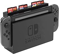 Vista 1 de Skywin - Soporte para tarjetas de juego para Nintendo Switch (capacidad para 28 juegos, soporte para cambiar de base de conexión)