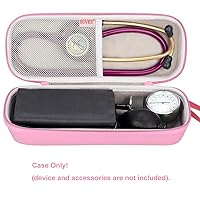 Vista 2 de BOVKE Estuche de Transporte de Viaje Compatible con 3M Littmann Classic III, Lightweight II S.E, Estetoscopio MDF Acoustica Deluxe, Espacio
