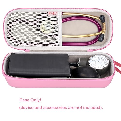 Miniatura 2 de BOVKE Estuche de Transporte de Viaje Compatible con 3M Littmann Classic III, Lightweight II S.E, Estetoscopio MDF Acoustica Deluxe, Espacio