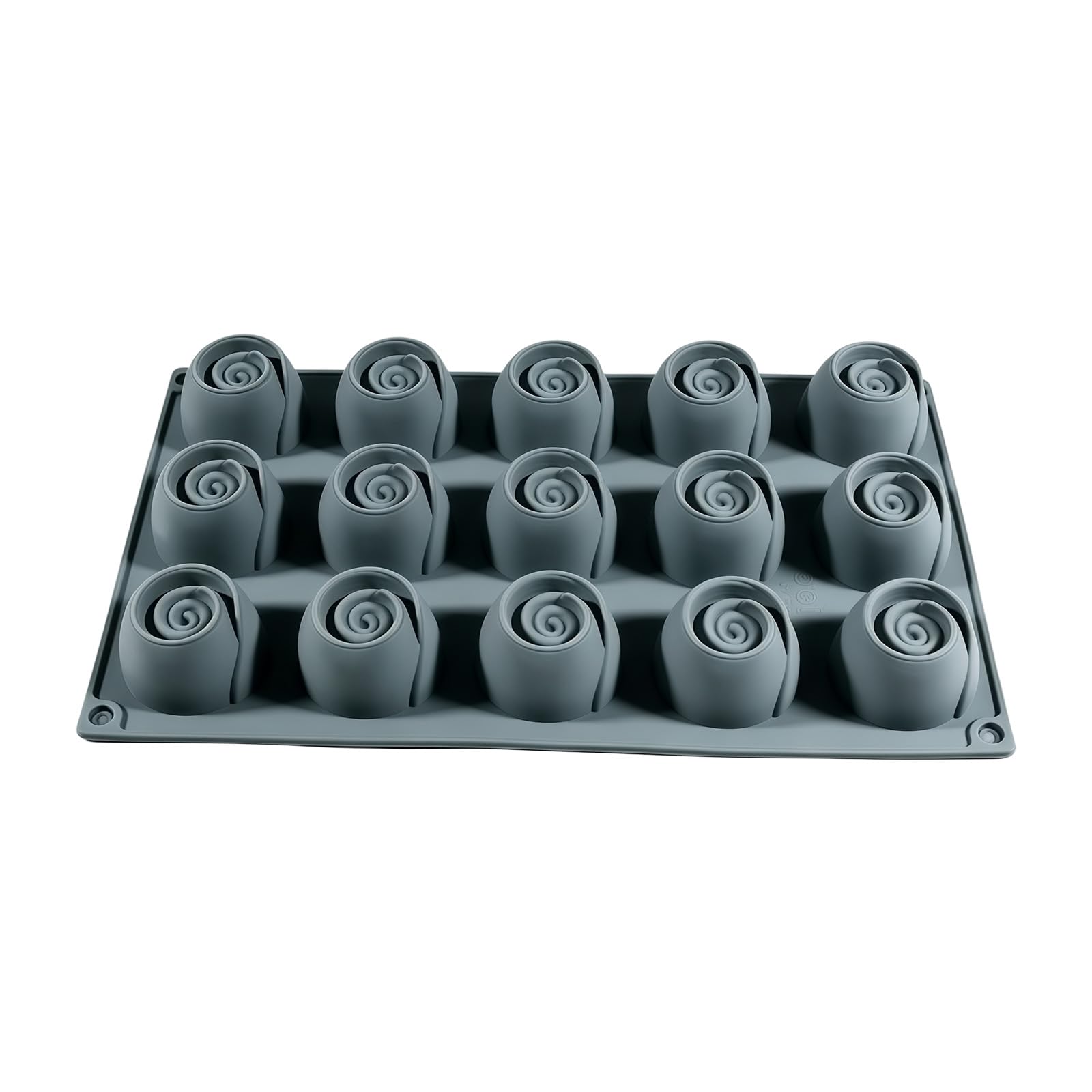 Zxfdsfdbnm 15 Cavity Rose Silicone Mold for Chocolate Baking Cake Decorating Food Grade Nonstick Mousse Cake Making Mold Craft Dessert