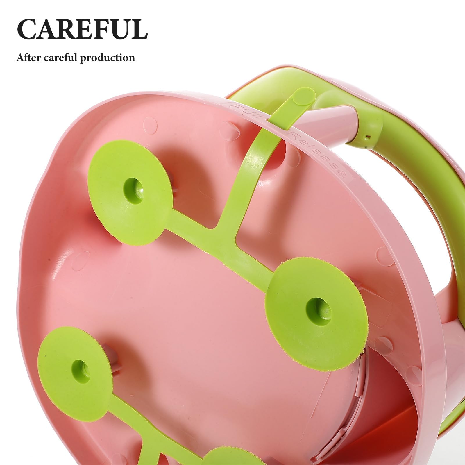 Asiento de Baño Antideslizante para Ñiño Recién Nacido, Diseño Versátil en Pp y Tpr, Color Rosa, Cómodo para Baño Infantil de Verano