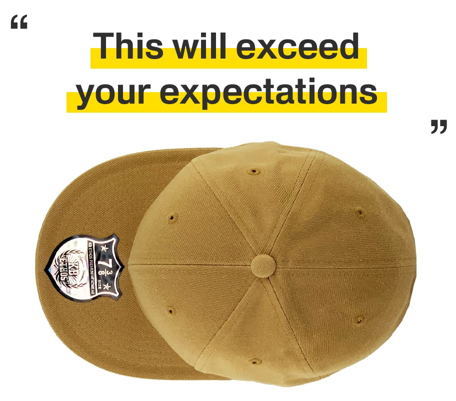 Image of KBETHOS Original 6 Panel Flat Brim True-Fit Fitted Cap