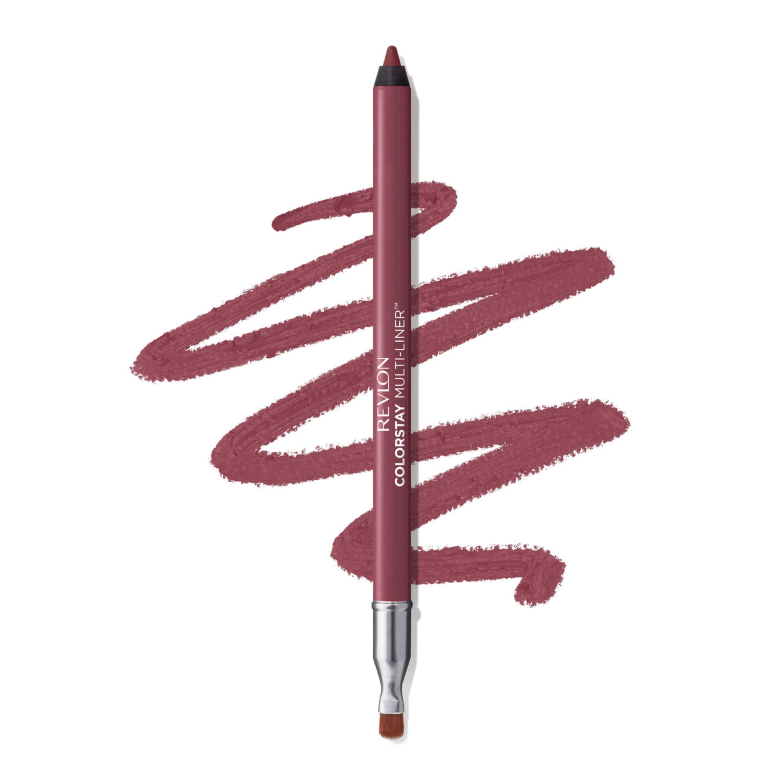 Revlon ColorStay Multi-Liner, Matita Multi-Uso Temperabile Per Labbra, Occhi & Viso, Formula Vegana Cremosa, Pennello da Sfumatura Incorporato, 002 Dallying, 1g