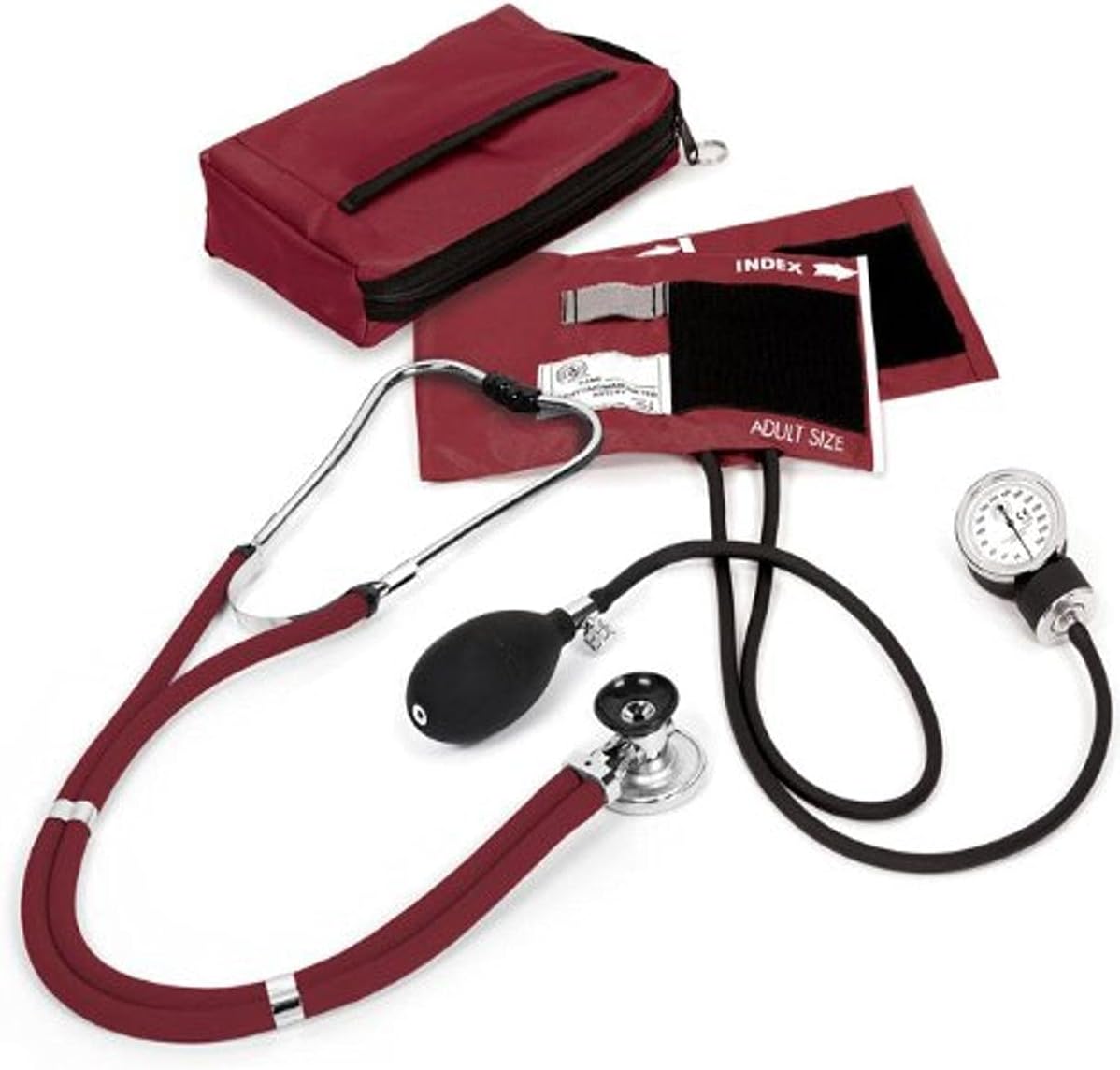 Prestige Medical Aneroid Sphygmomanometer/Sprague-Rappaport Kit, Leopard Print Grey
