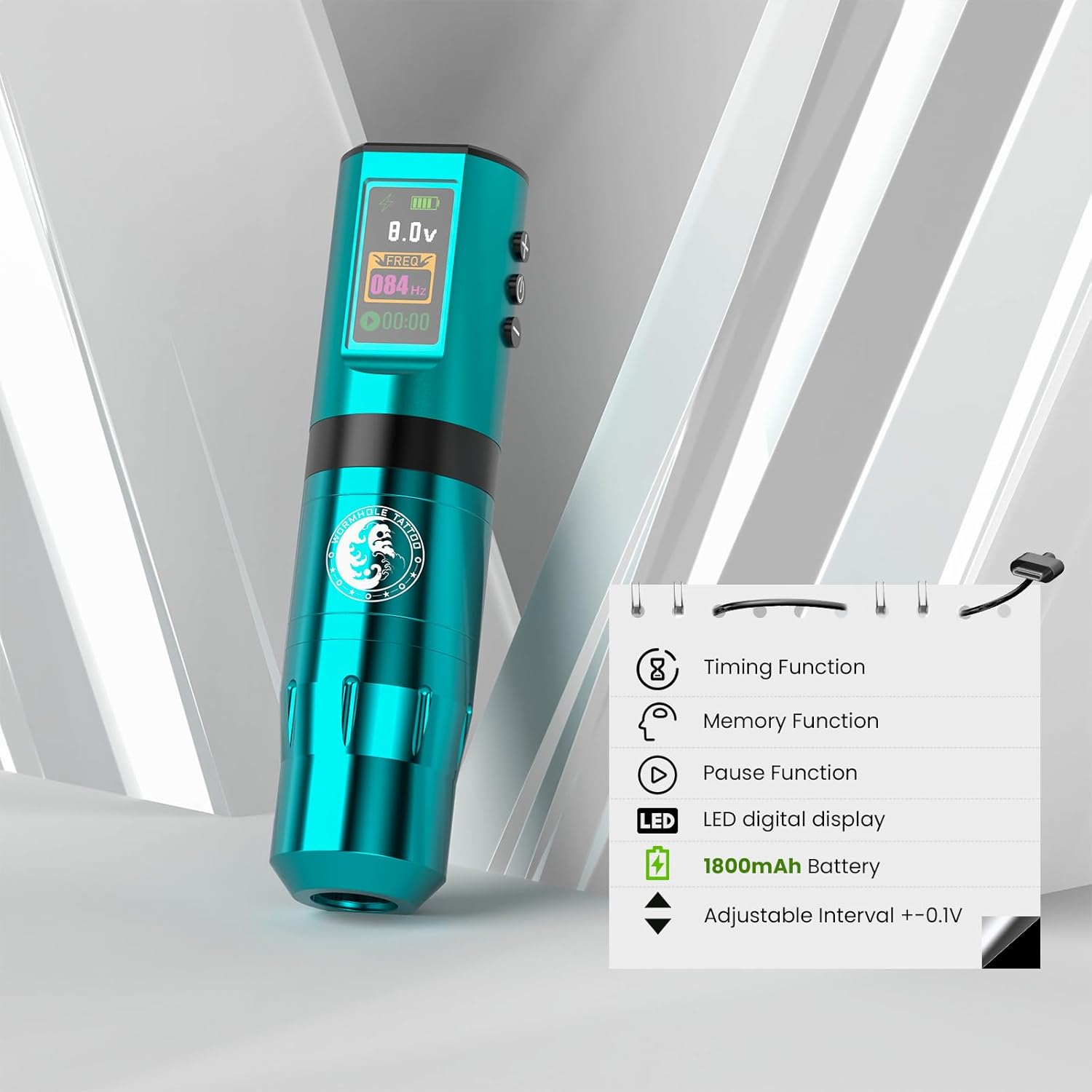 Amazon.com: Tattoo Gun Kit, Wormhole Tattoo Kit Wireless