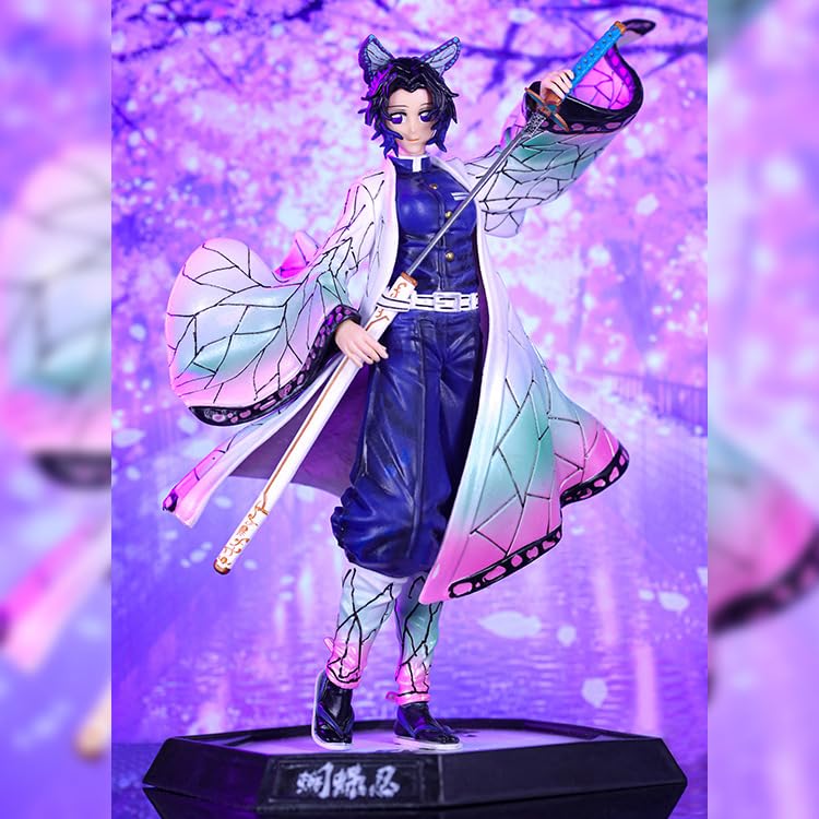 フィギュア 蟲柱 39CM Amazon.co.jp: 鬼滅の刃立ち姿九柱共鳴の虫柱蝶忍30センチ