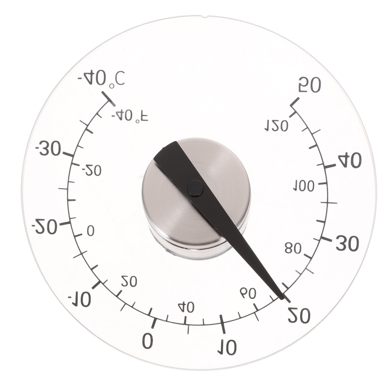 VANZACK Household Thermometer Dial for Accurate Measurement Easy to Install with Double Sided Adhesive for Windows and Doors