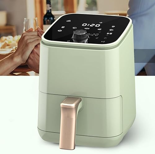 Miniatura 1 de Freidora de aire con pantalla táctil, 2 cuartos de galón, 8 ajustes preestablecidos para papas fritas, pollo, aperitivos